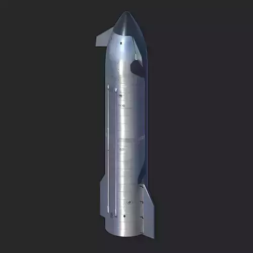 SpaceX Starship V3 3D model