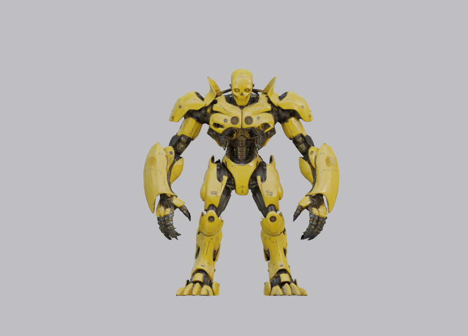 Evil Cyborg Pack 3D model_7