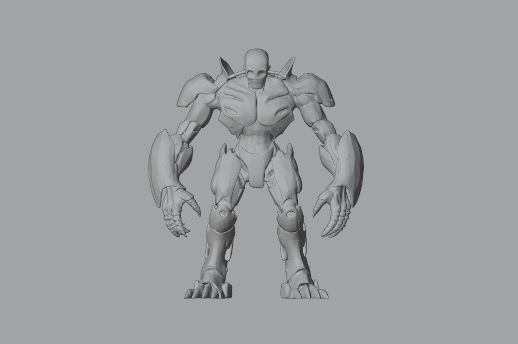Evil Cyborg Pack 3D model_13