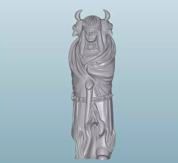 INDIAN W27 Native American Figures 3D print model_0