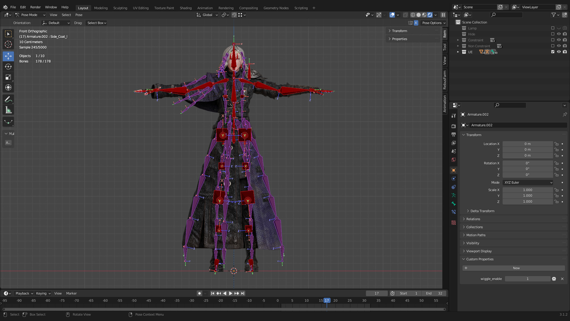 NYX - Vampire Hunter  - Fantasy Female Warrior Game Character 3D model_35