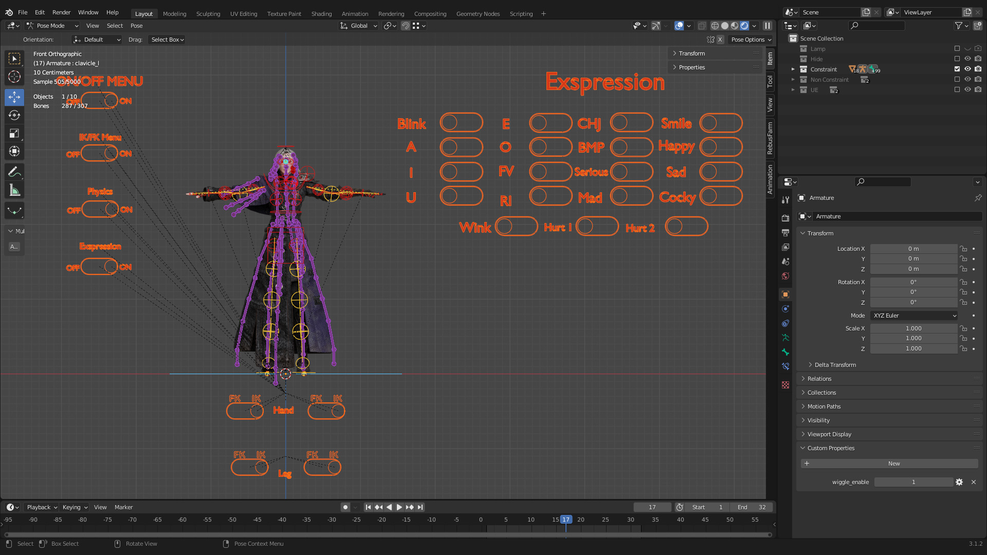 NYX - Vampire Hunter  - Fantasy Female Warrior Game Character 3D model_33