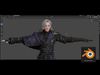 NYX - Vampire Hunter  - Fantasy Female Warrior Game Character 3D model_1
