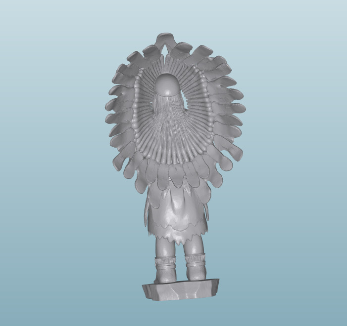 INDIAN  W28 Native American Figures 3D print model_1