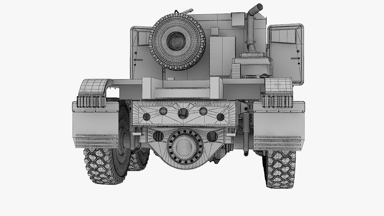 Custom vehicle made in 3d 3D model_46