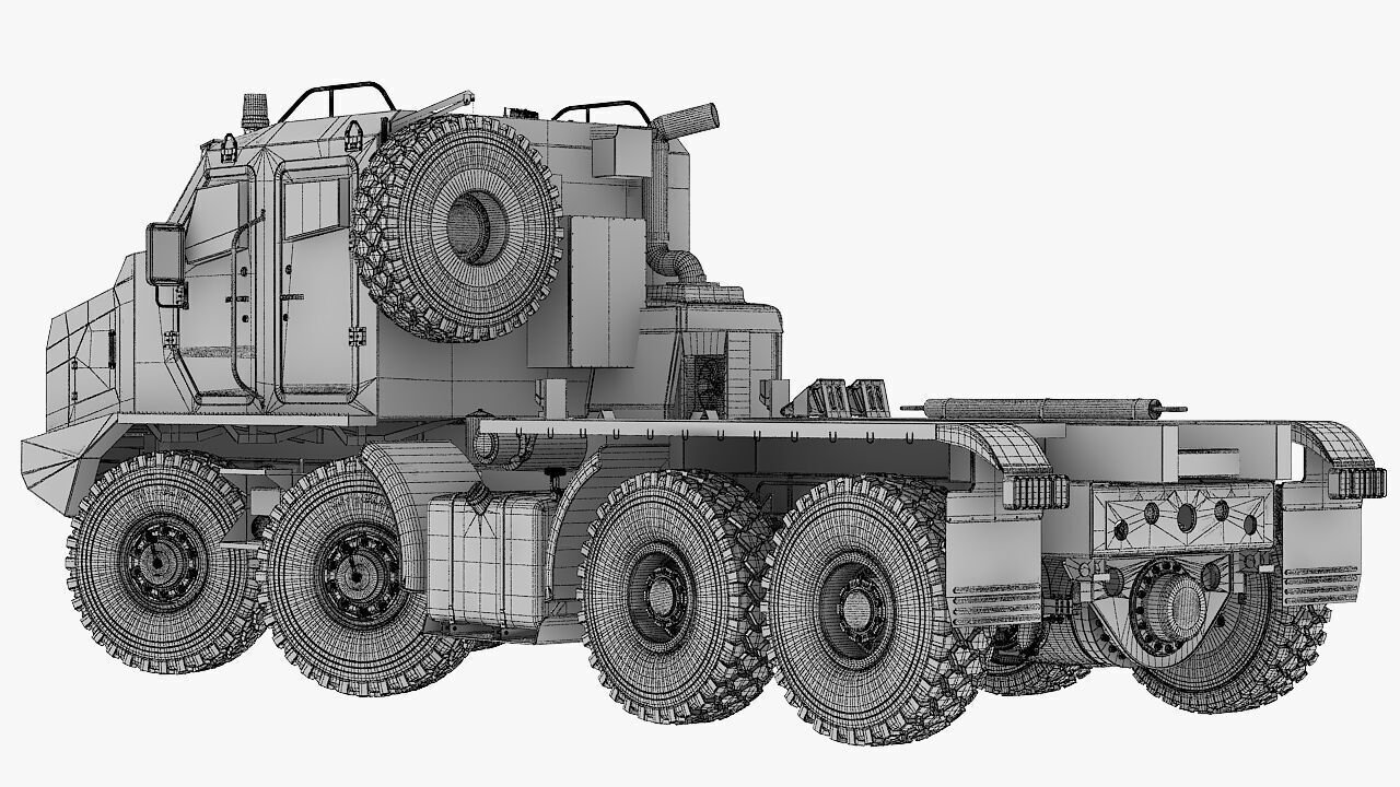 Custom vehicle made in 3d 3D model_11