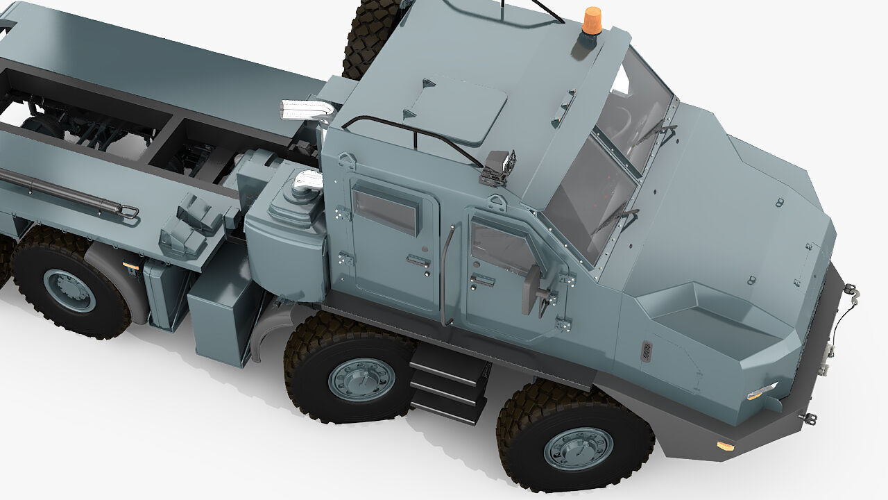 Custom vehicle made in 3d 3D model_15