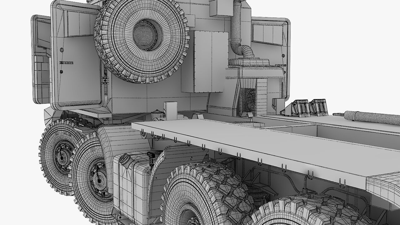 Custom vehicle made in 3d 3D model_40