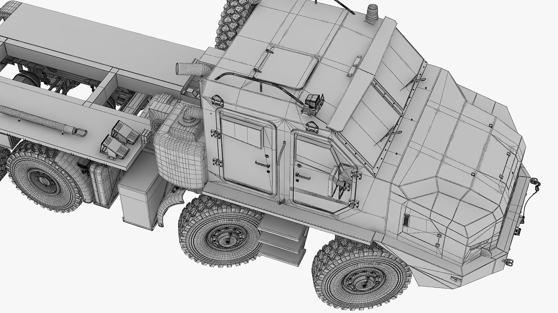 Custom vehicle made in 3d 3D model_57