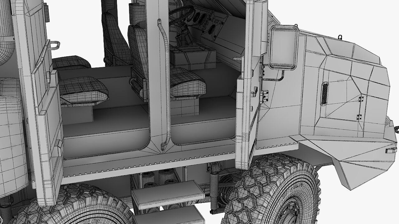 Custom vehicle made in 3d 3D model_38