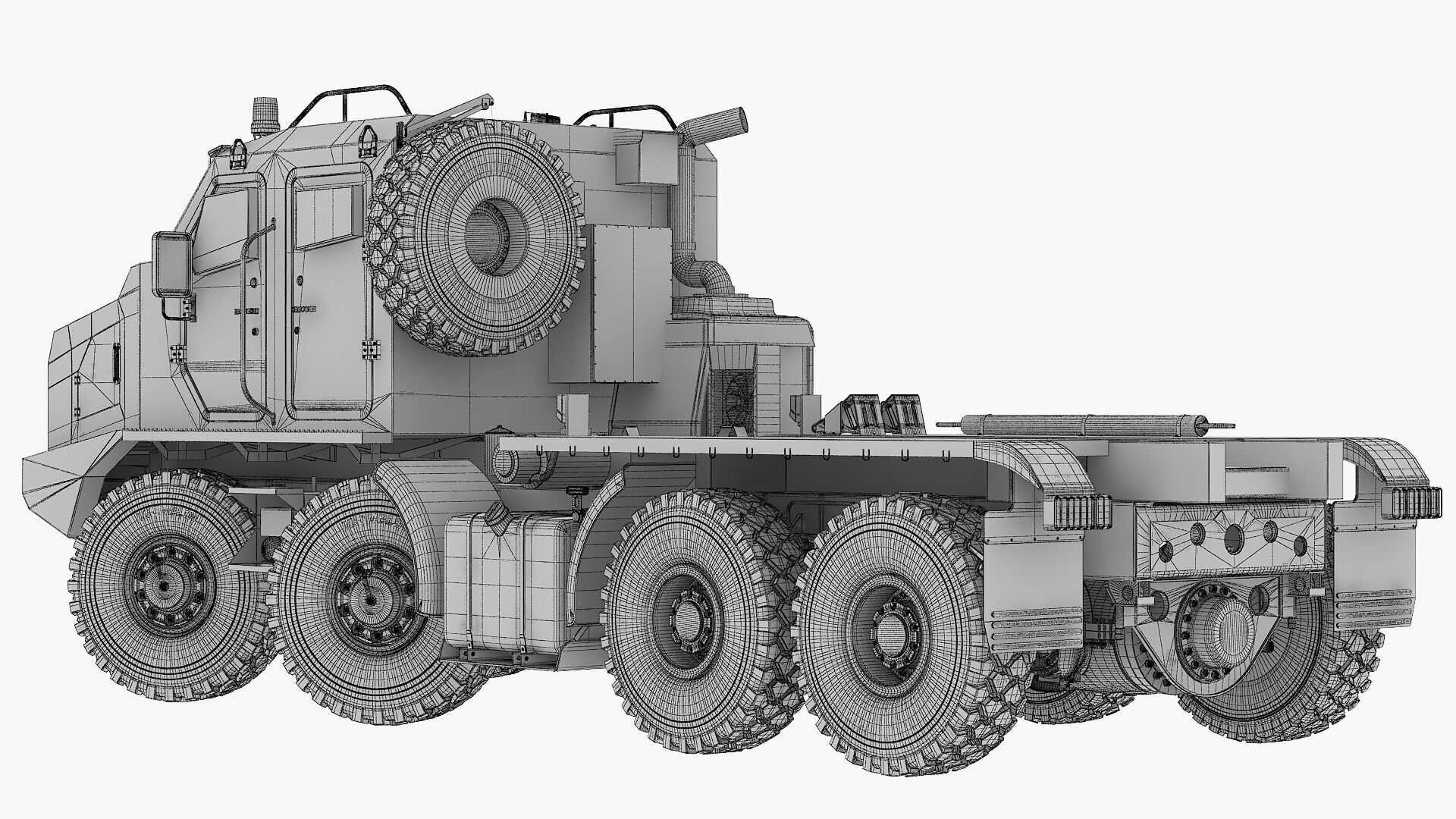 Custom vehicle made in 3d 3D model_53