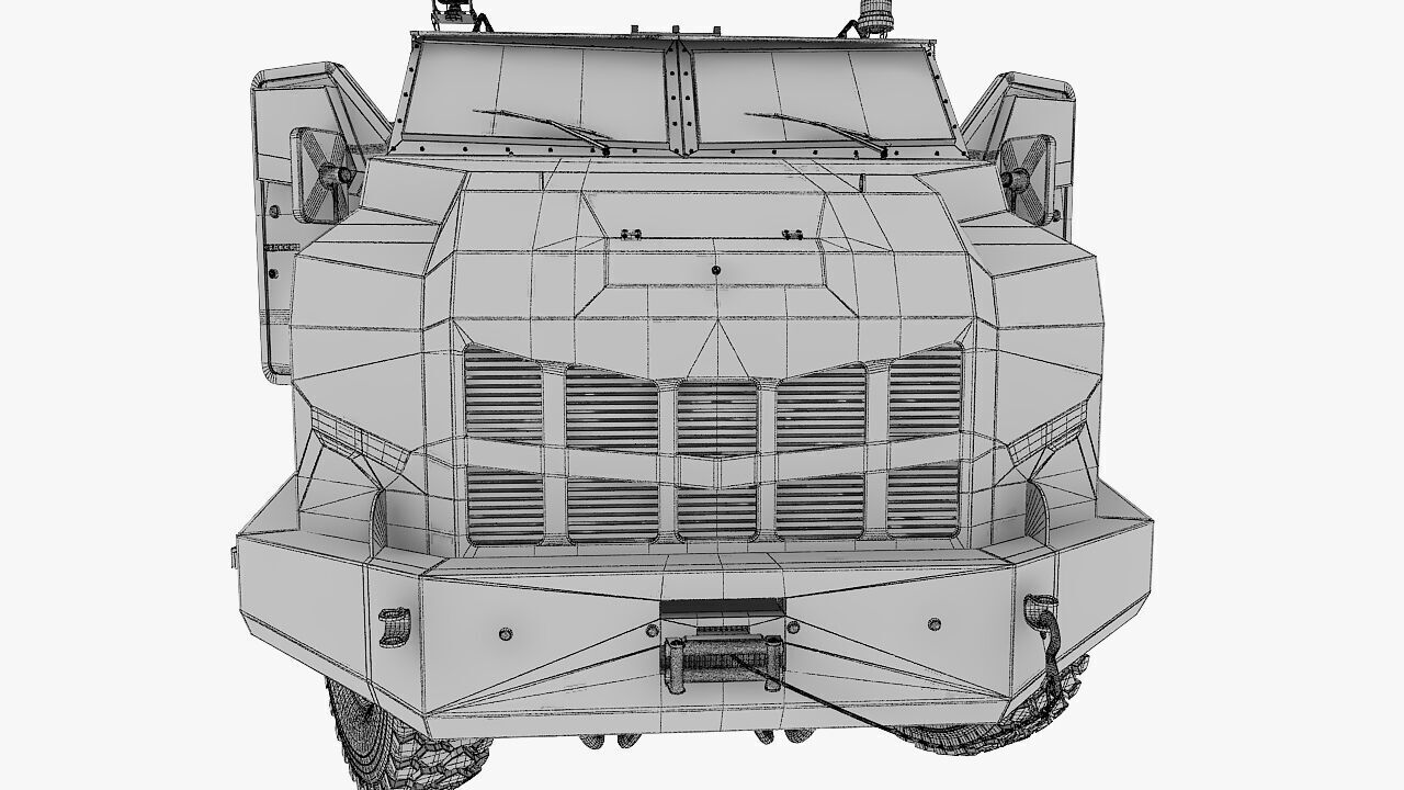 Custom vehicle made in 3d 3D model_42