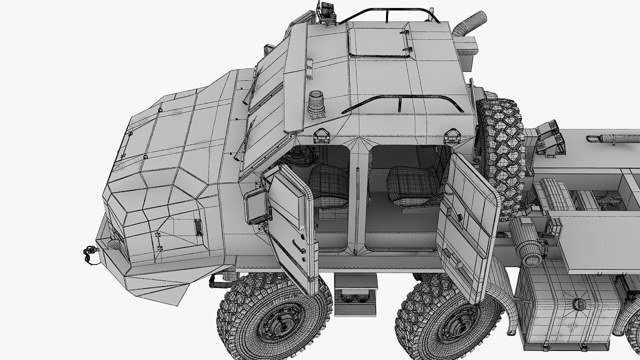 Custom vehicle made in 3d 3D model_26