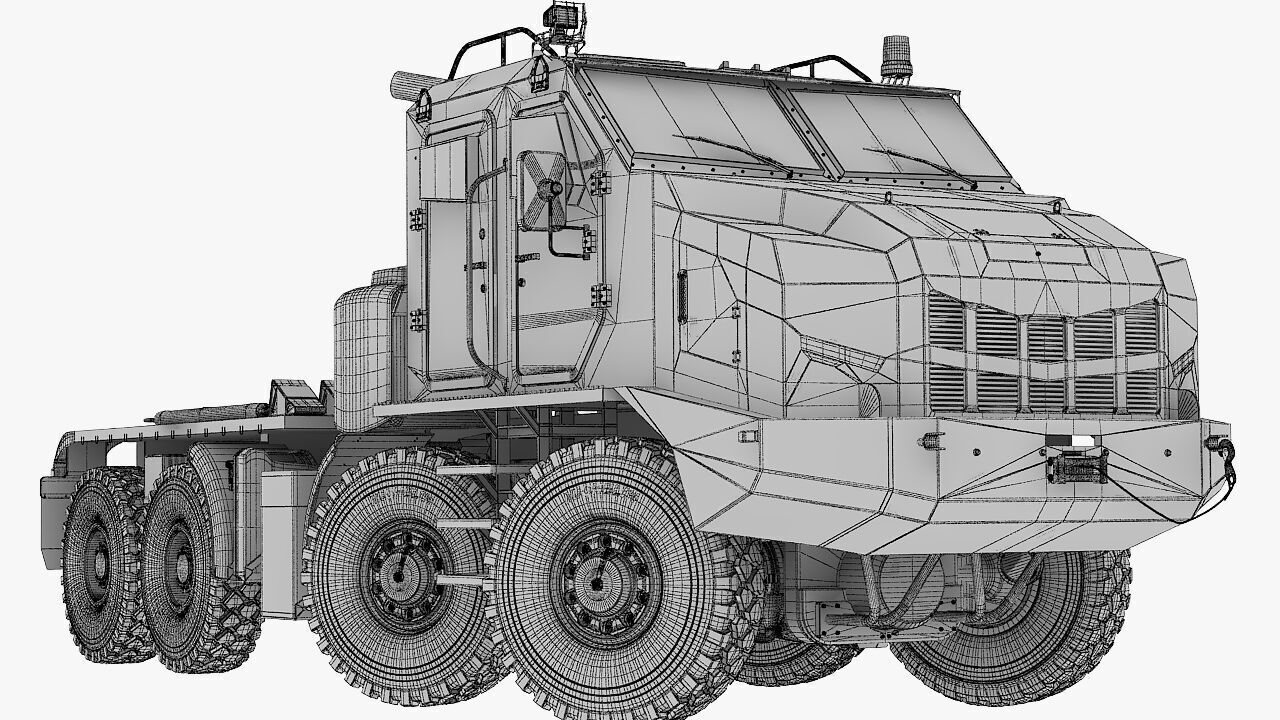 Custom vehicle made in 3d 3D model_8