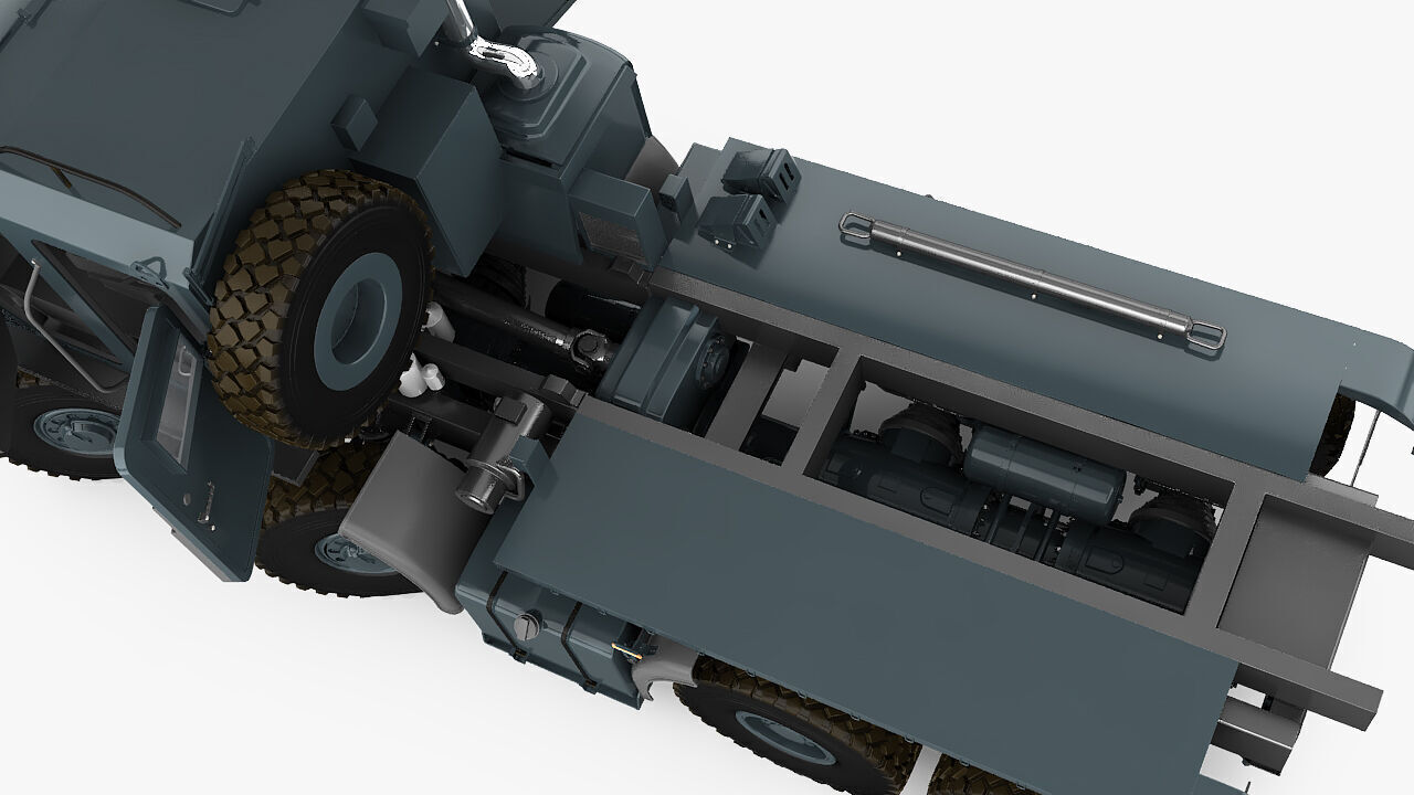 Custom vehicle made in 3d 3D model_27