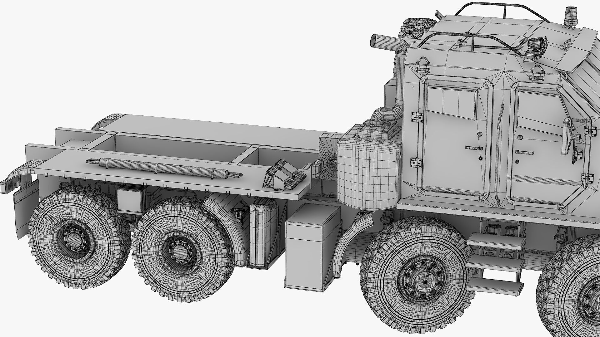 Custom vehicle made in 3d 3D model_55