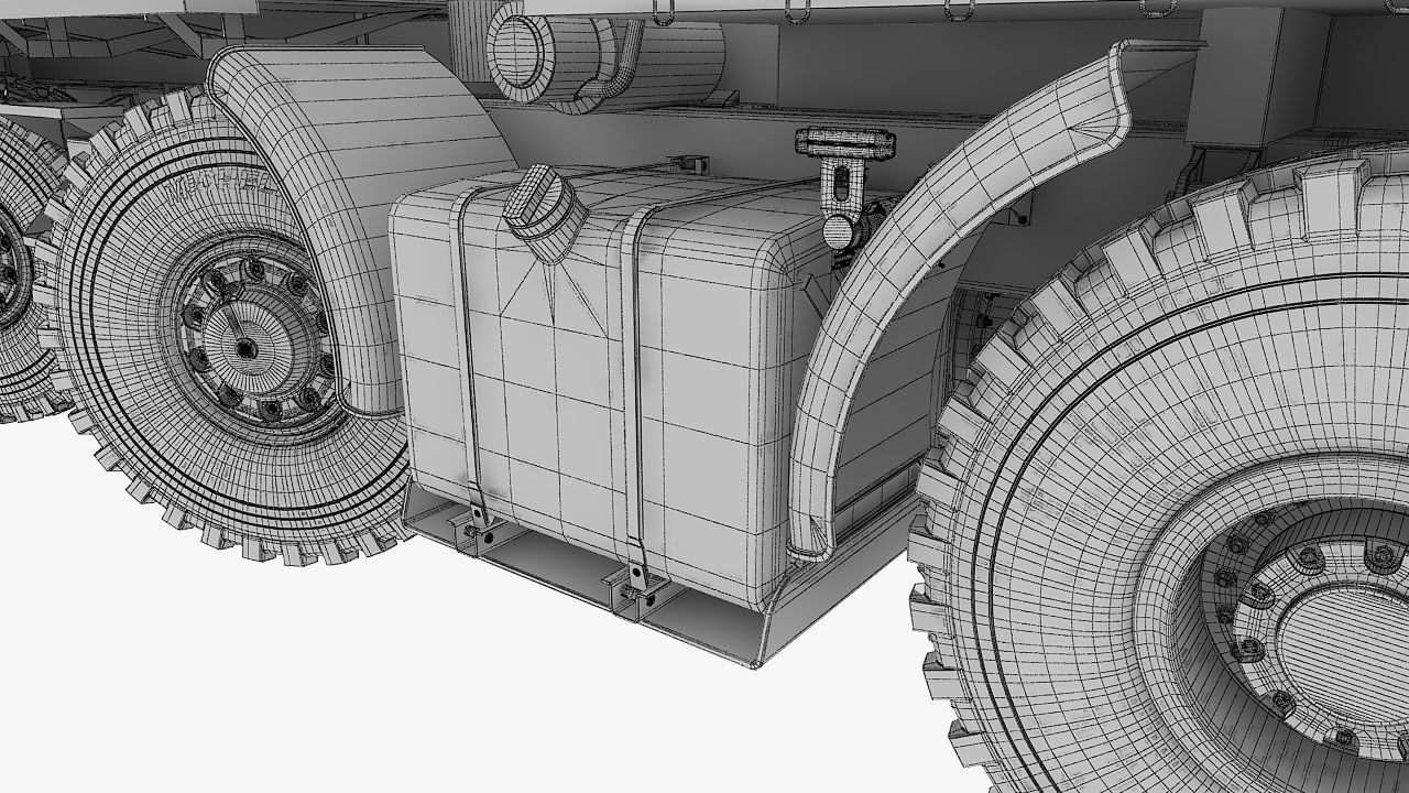 Custom vehicle made in 3d 3D model_34