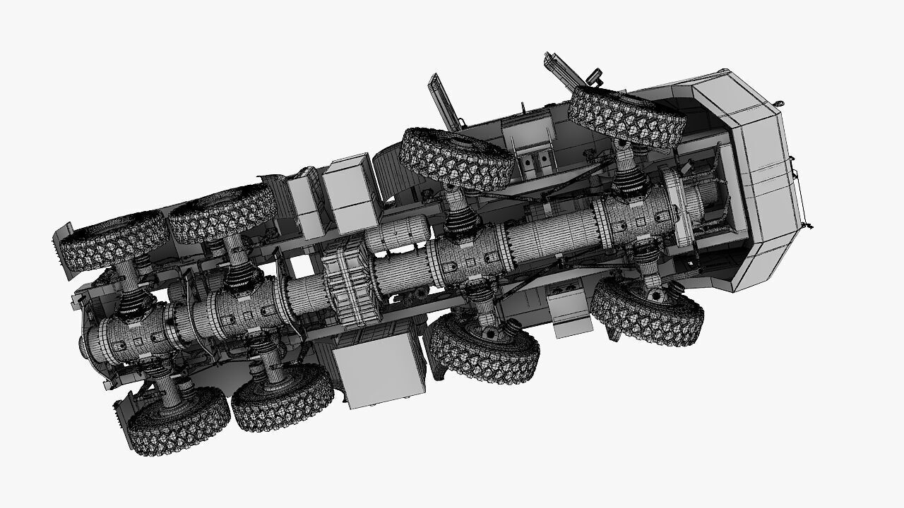 Custom vehicle made in 3d 3D model_24