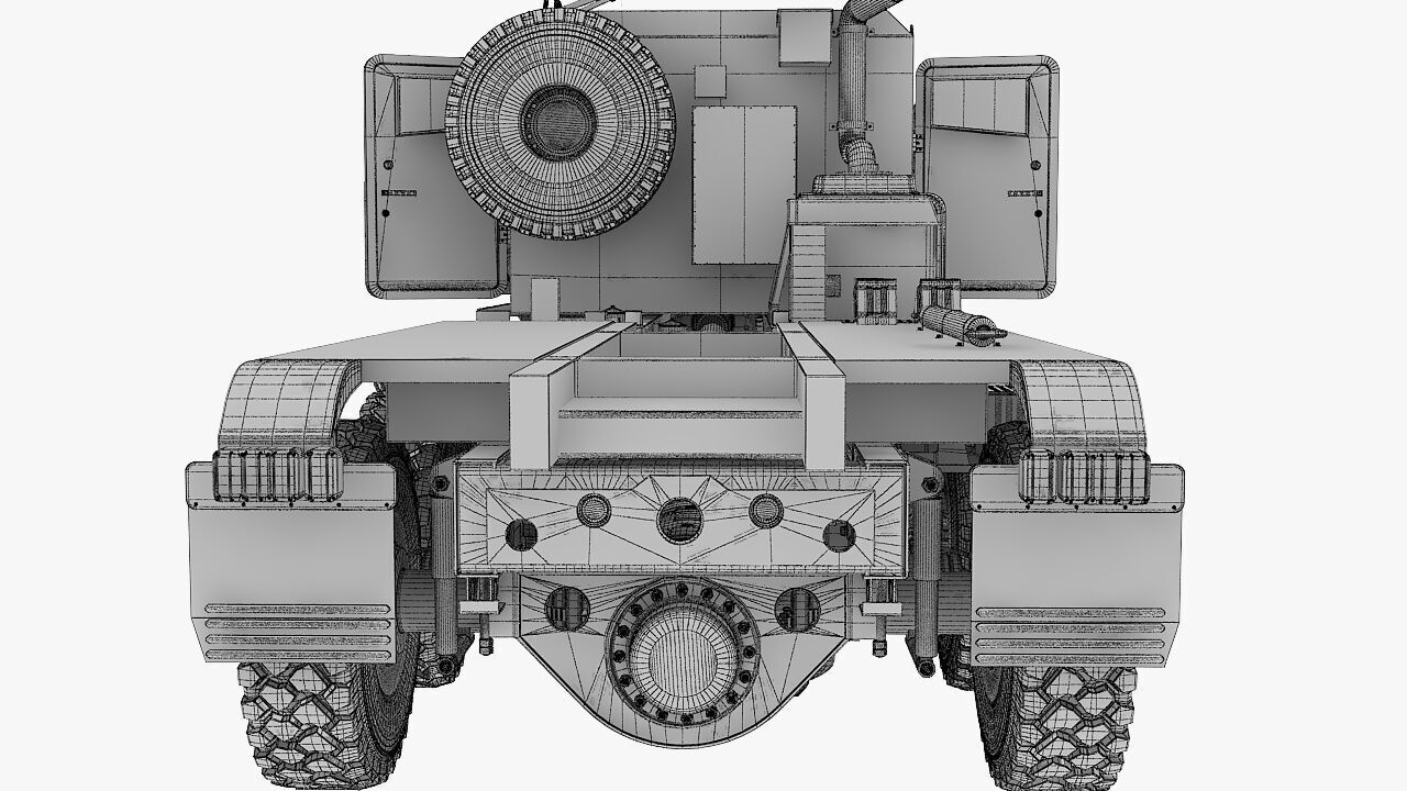 Custom vehicle made in 3d 3D model_32