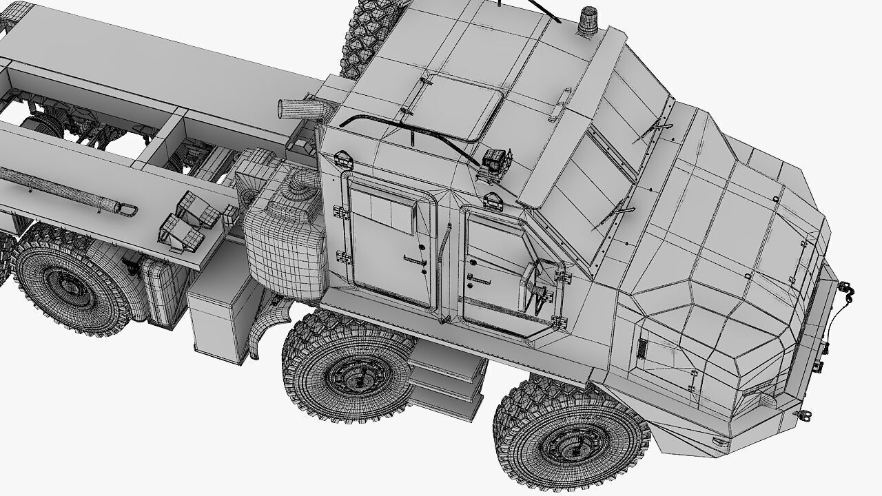 Custom vehicle made in 3d 3D model_17