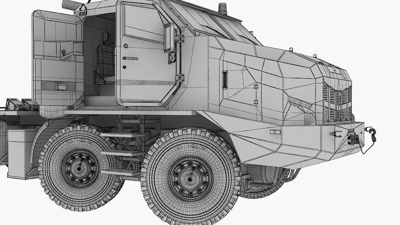 Custom vehicle made in 3d 3D model_22