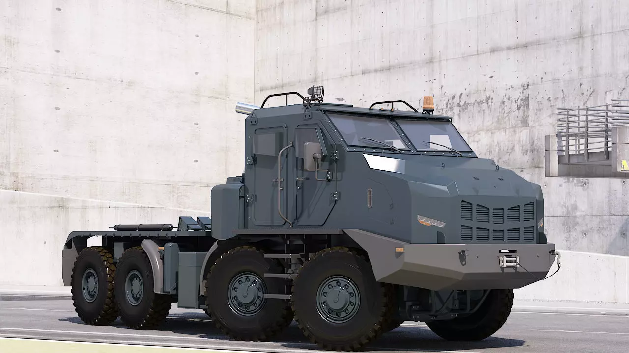 Custom vehicle made in 3d 3D model_0