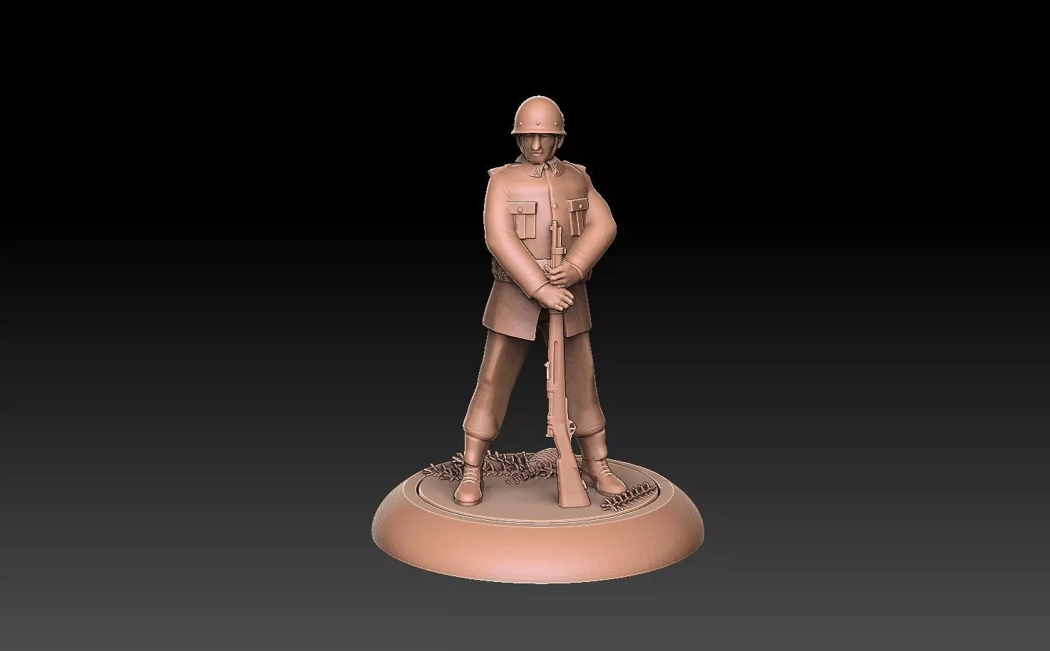 Swedish WW2 Rifle Platoon Early-War Era 3D print model_28