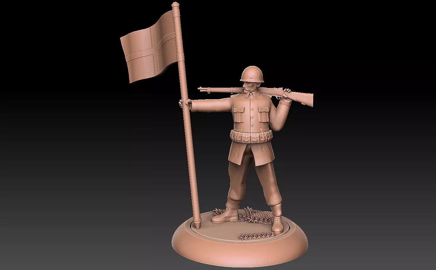 Swedish WW2 Rifle Platoon Early-War Era 3D print model_19