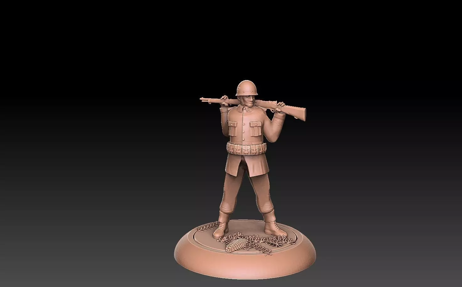 Swedish WW2 Rifle Platoon Early-War Era 3D print model_25