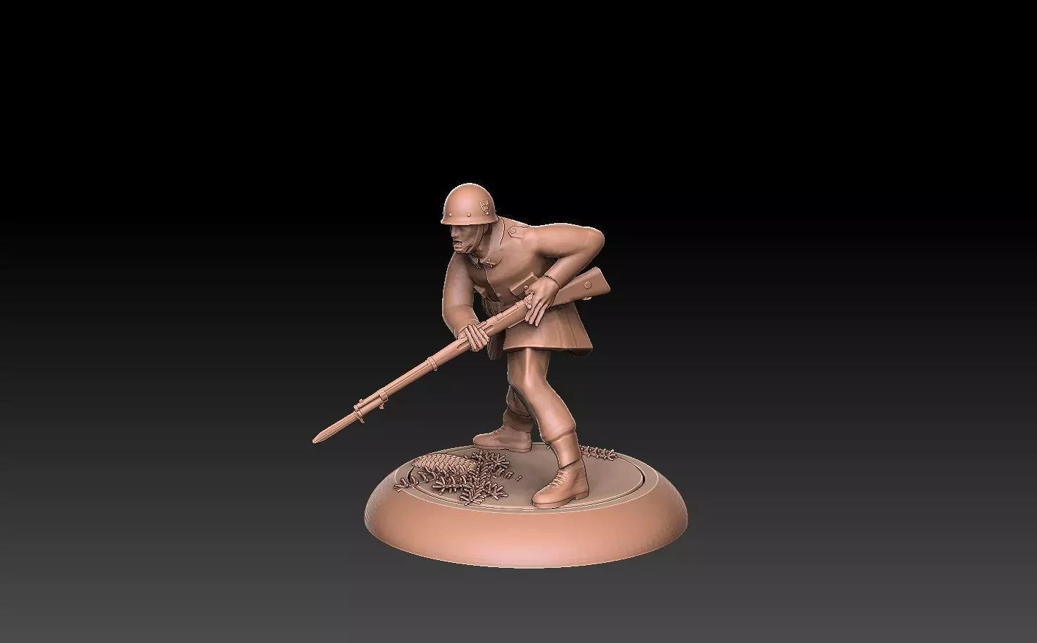 Swedish WW2 Rifle Platoon Early-War Era 3D print model_11