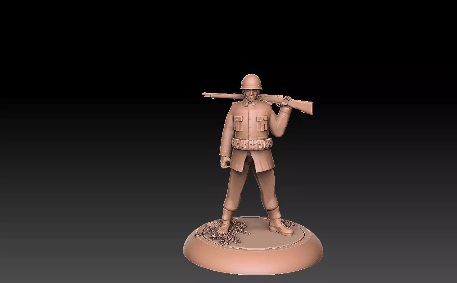 Swedish WW2 Rifle Platoon Early-War Era 3D print model_23