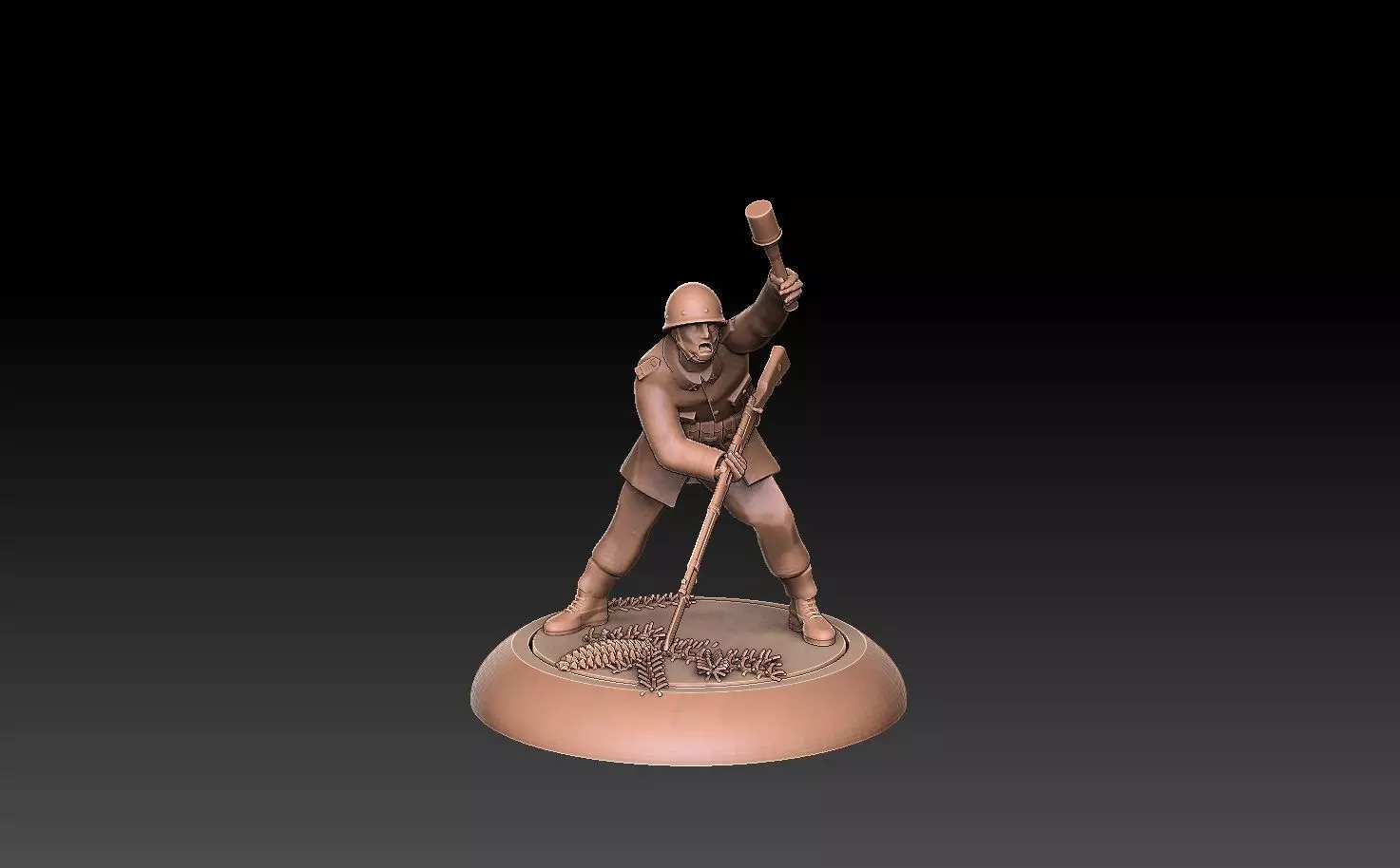 Swedish WW2 Rifle Platoon Early-War Era 3D print model_10
