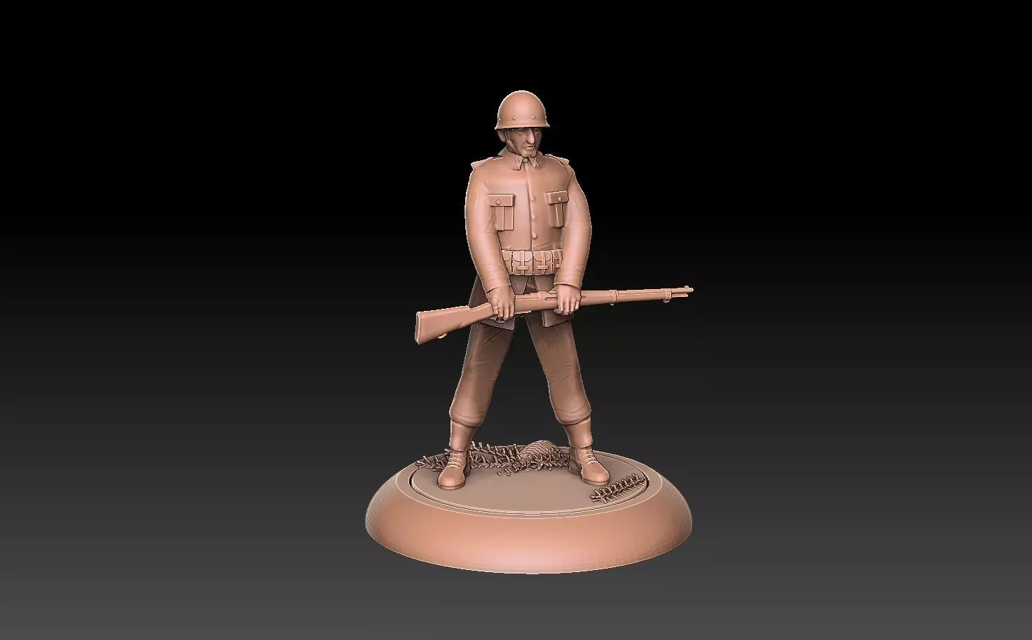 Swedish WW2 Rifle Platoon Early-War Era 3D print model_27