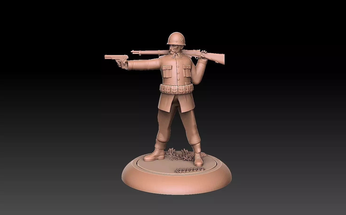 Swedish WW2 Rifle Platoon Early-War Era 3D print model_18