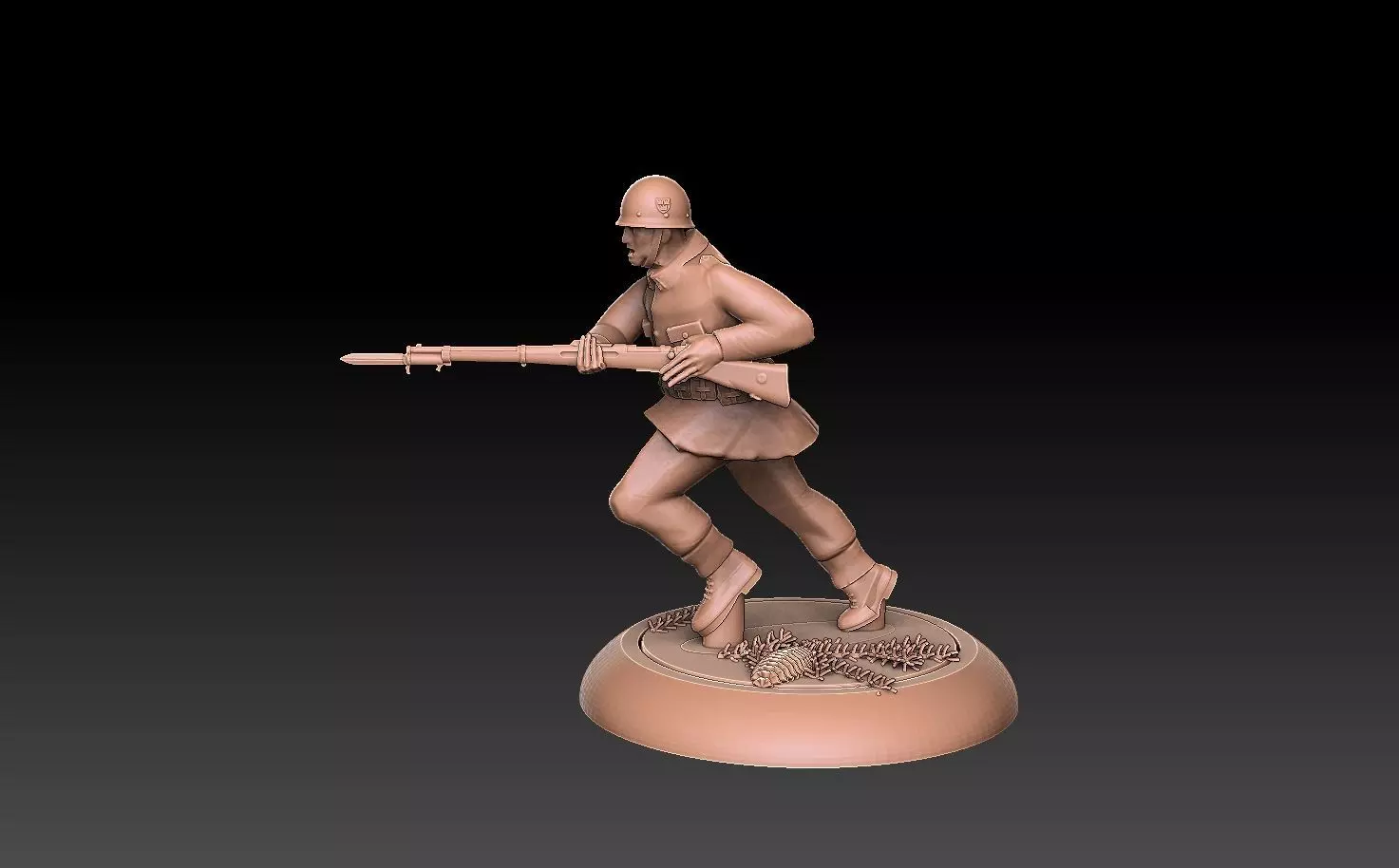 Swedish WW2 Rifle Platoon Early-War Era 3D print model_12