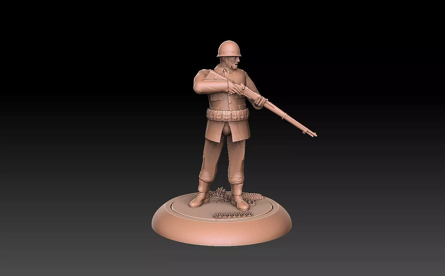 Swedish WW2 Rifle Platoon Early-War Era 3D print model_22