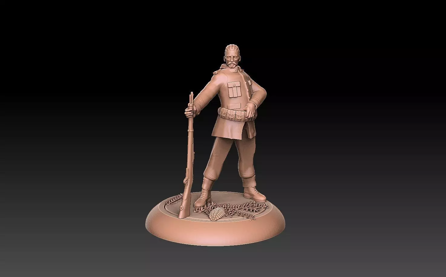 Swedish WW2 Rifle Platoon Early-War Era 3D print model_32