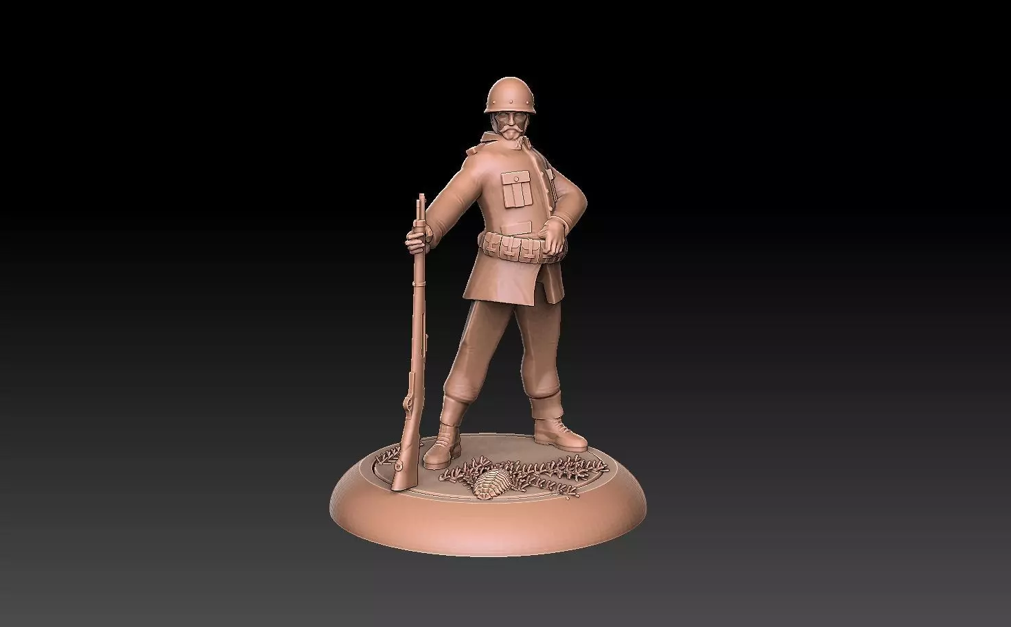 Swedish WW2 Rifle Platoon Early-War Era 3D print model_31