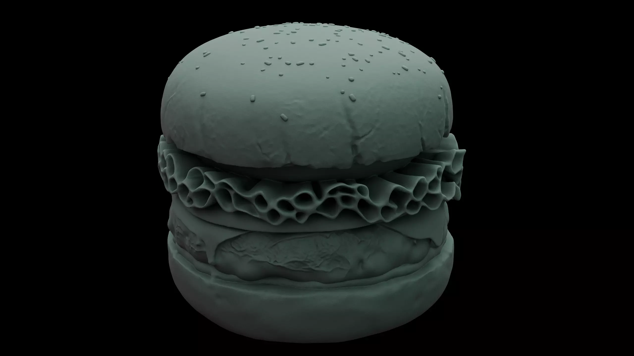 Hamburger Free 3D print model