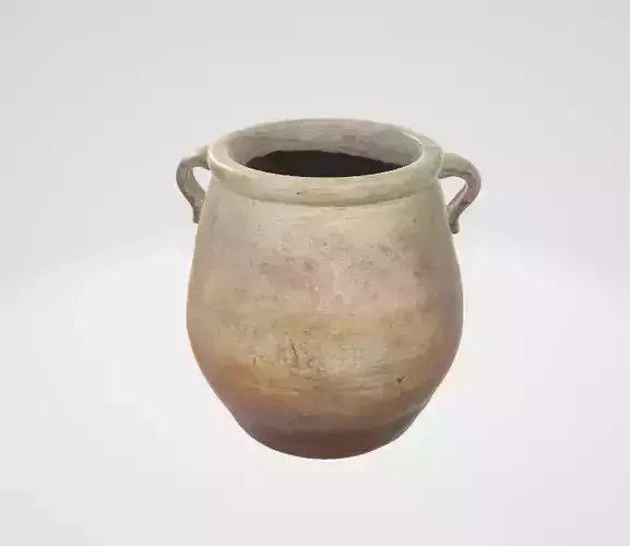 Creative Co-Op Bleached Terra-Cotta Urn