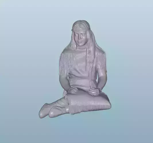 INDIAN  W30 Native American Figures 3D print model