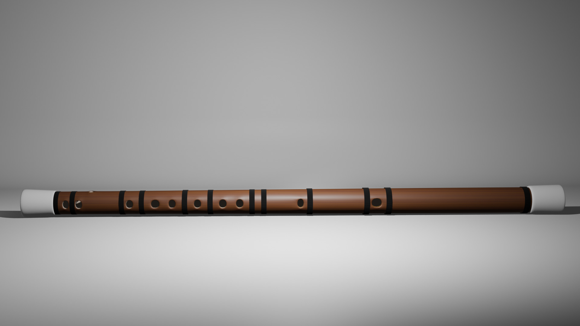 bamboo flute 3D print model_3