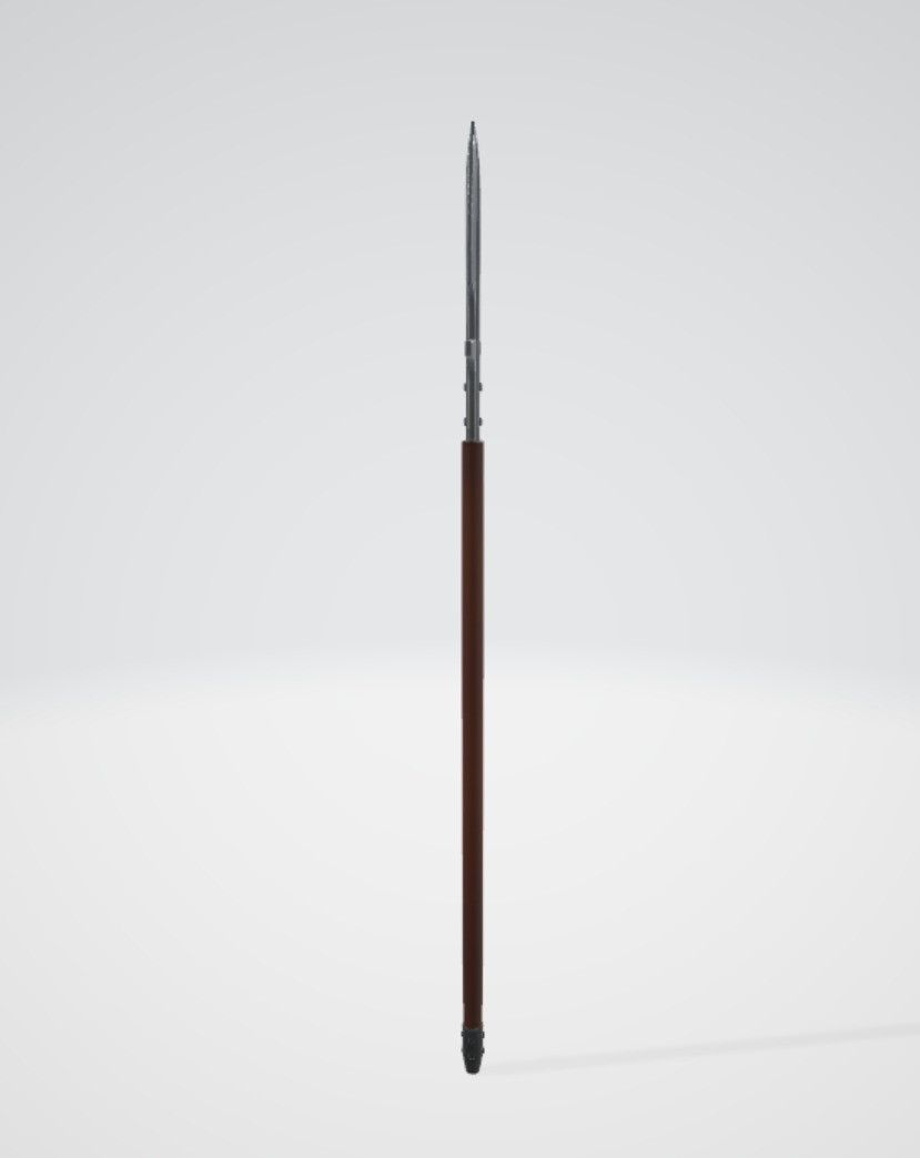 Viking Spear 3D model_1