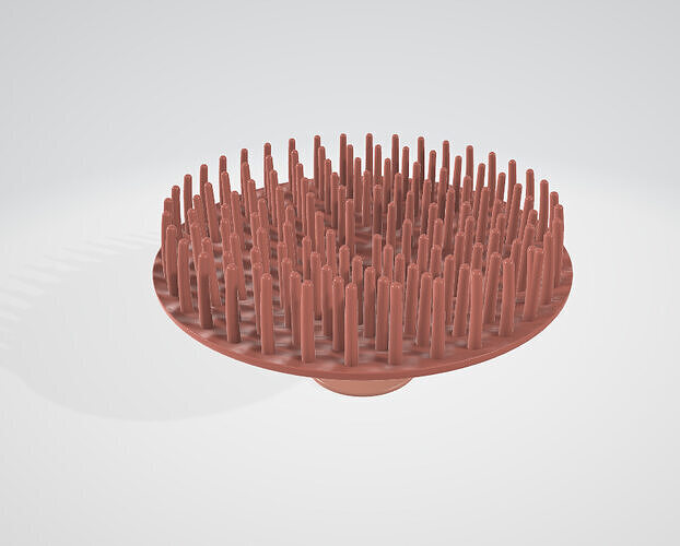 Pet Bath Brush Suction Cup Dog Brush 3D model