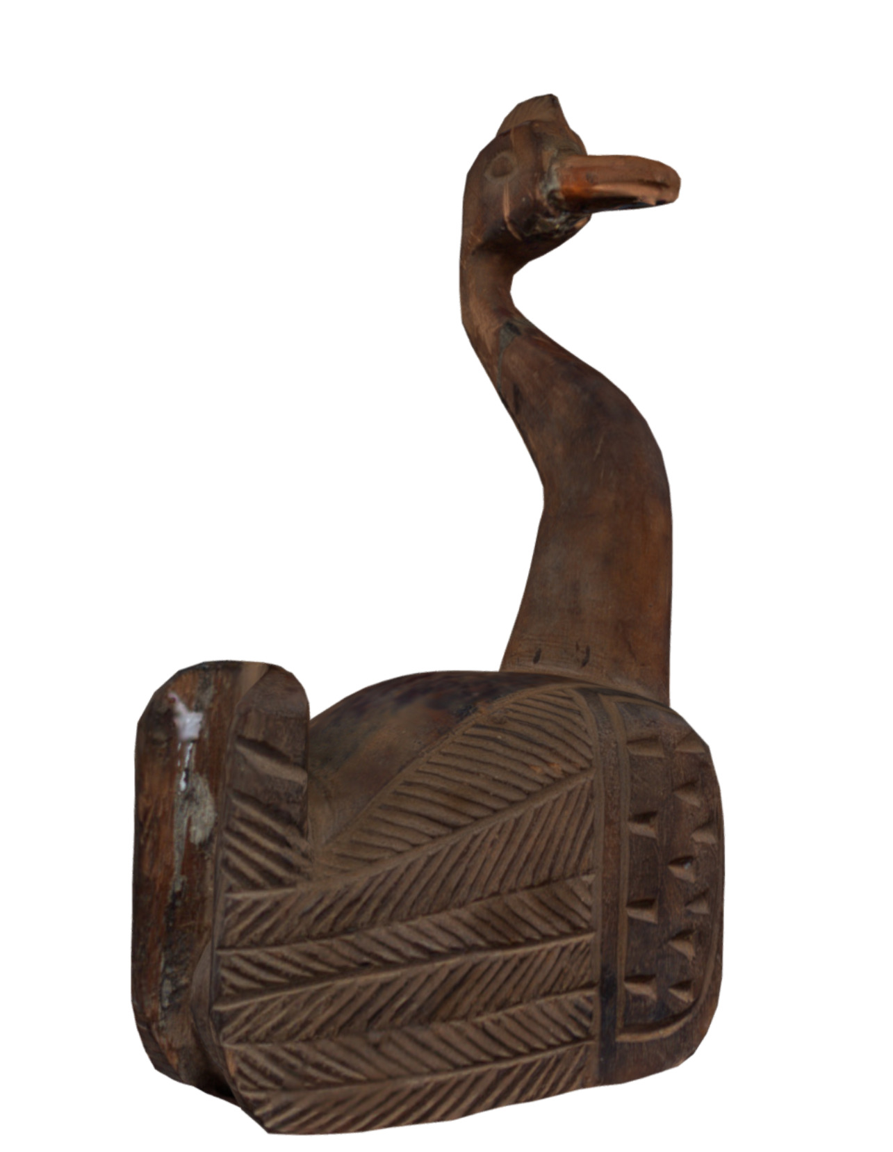  Bird Figure Low-poly 3D model_4