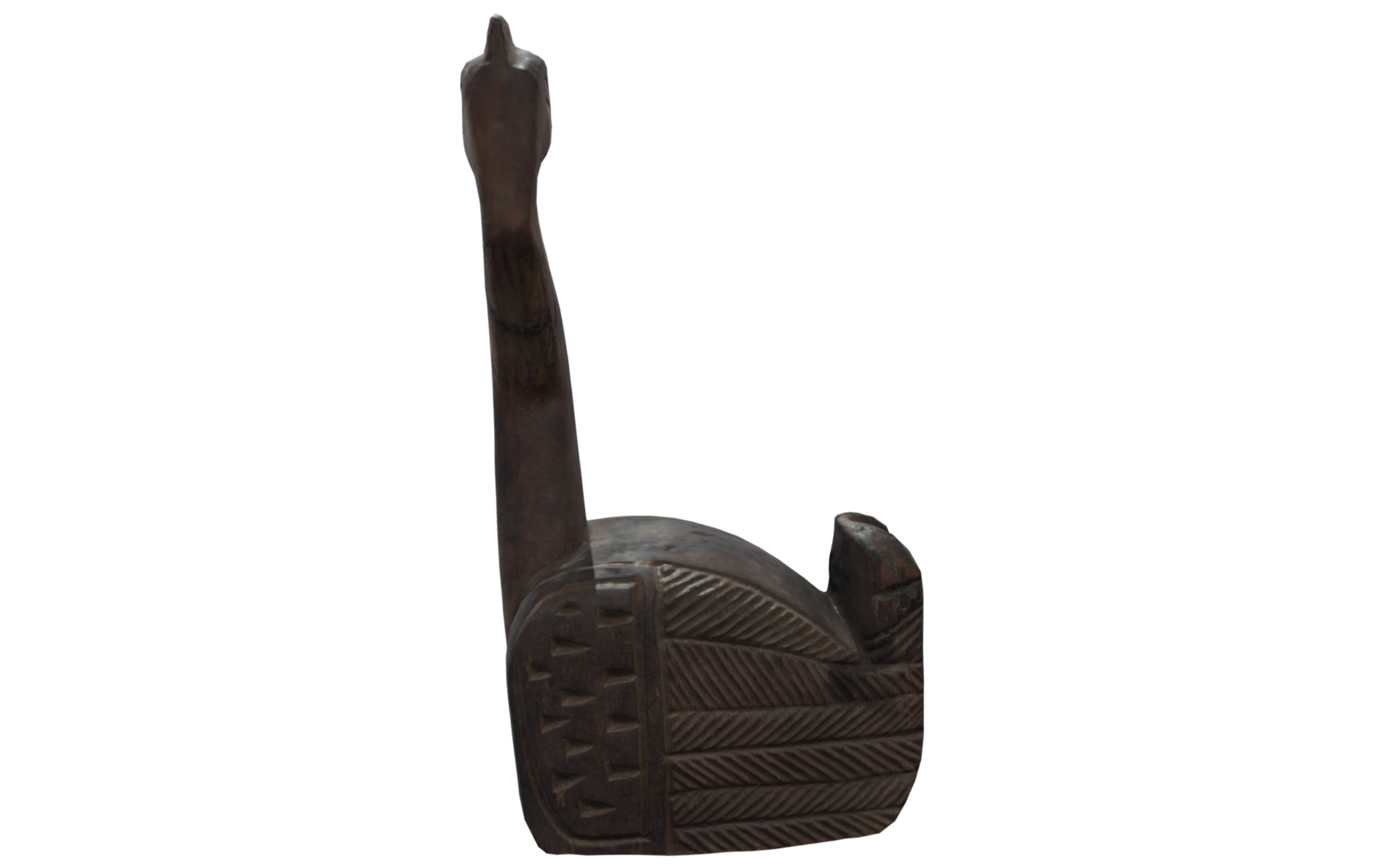  Bird Figure Low-poly 3D model_2