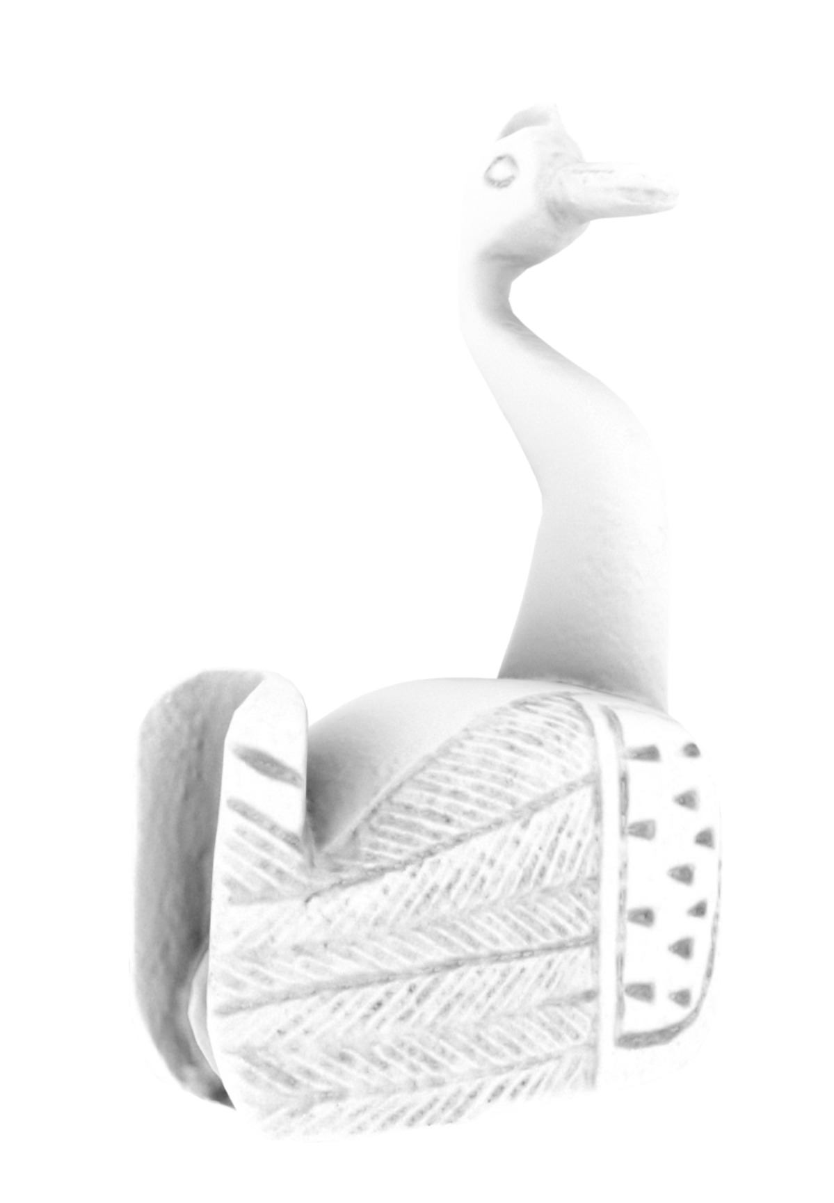  Bird Figure Low-poly 3D model_7