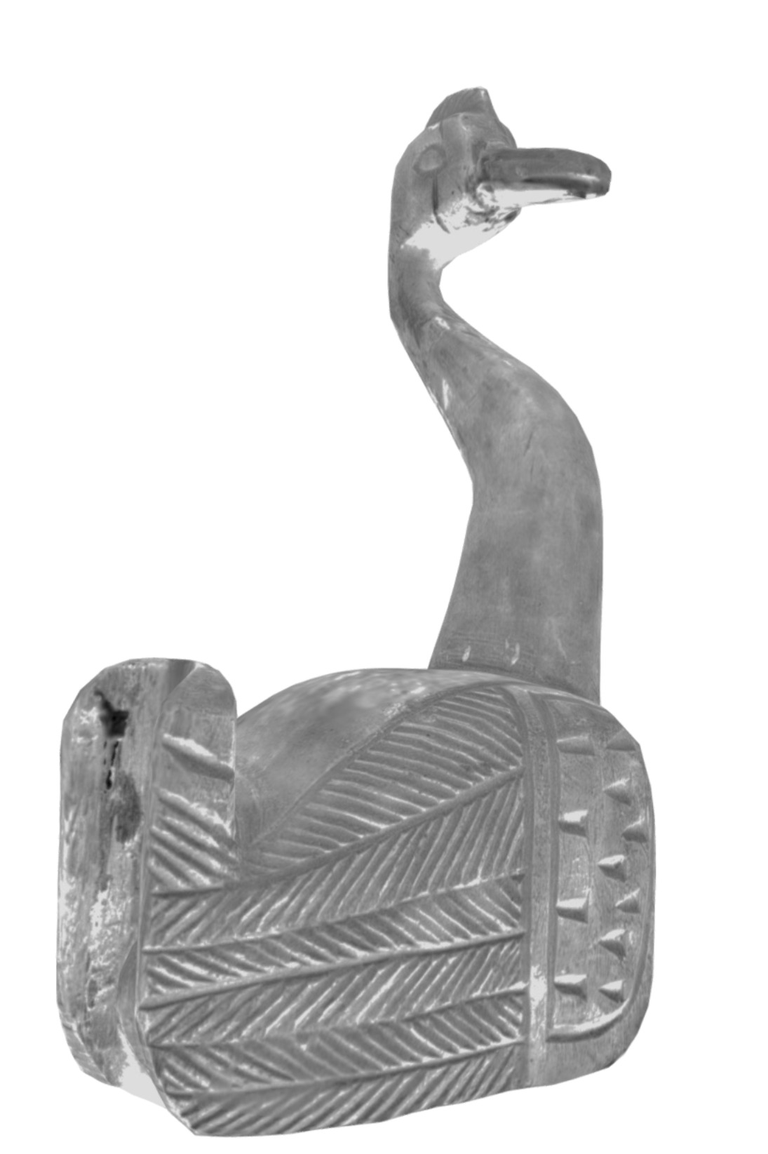  Bird Figure Low-poly 3D model_5