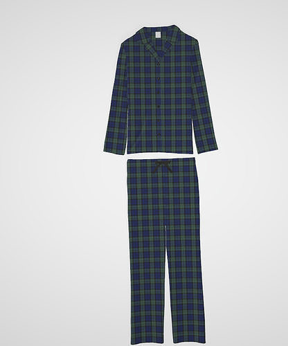 Amazon Essentials Womens Flannel Long 3D model