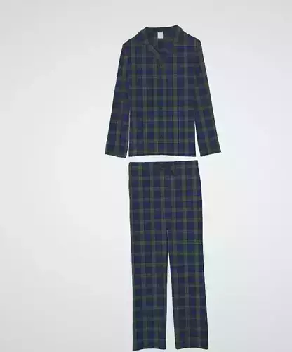 Amazon Essentials Womens Flannel Long 3D model